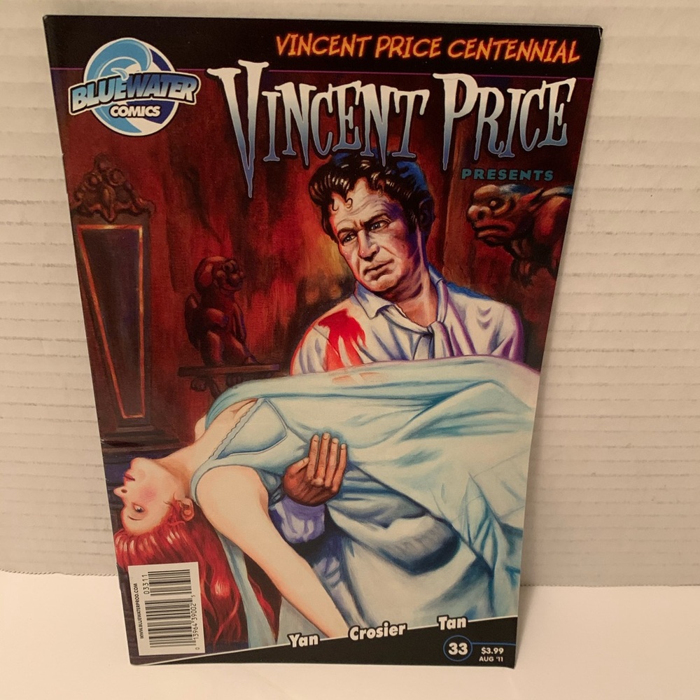 Bluewater Comics Vincent Price Centennial Aug 2011